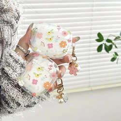 Roundness edge Flowers  For Apple Bluetooth AirPods Pro 2nd Protective Case Transparent soft case For Airpods 1/2/3 Generation W