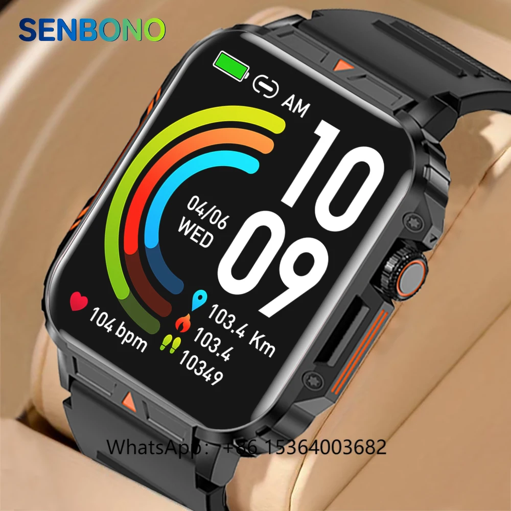 

TJXL-SENBONO L81 Smart Watch Men Women Wireless Call and Answer Call Custom Watch Faces Waterproof Multiple Sport Mode Smartwatc