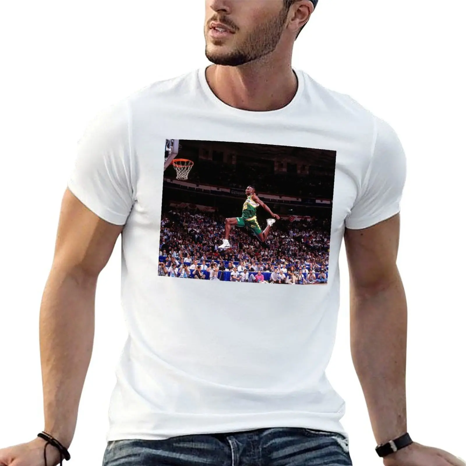 Flying Dunk Shawn T-Shirt Plus Size Loose Fit T-Shirt