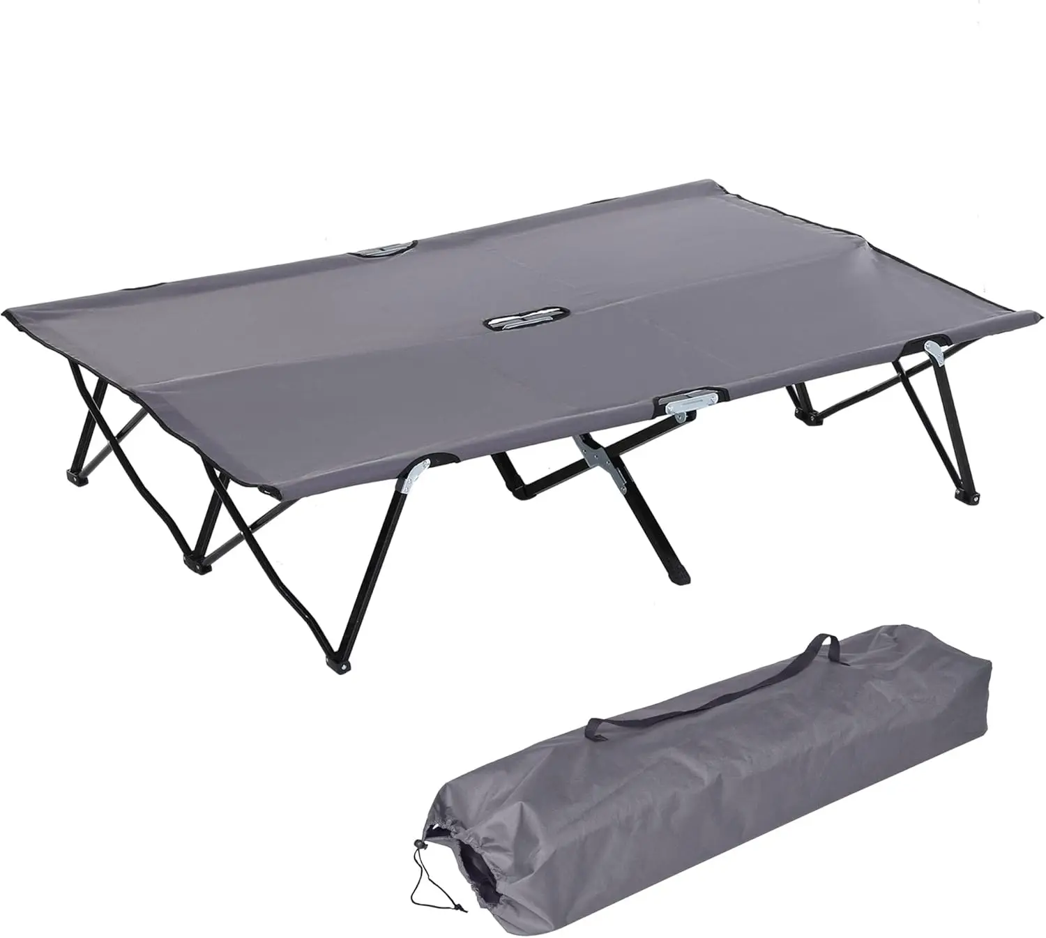 2 Person Folding Camping Cot for Adults, 50