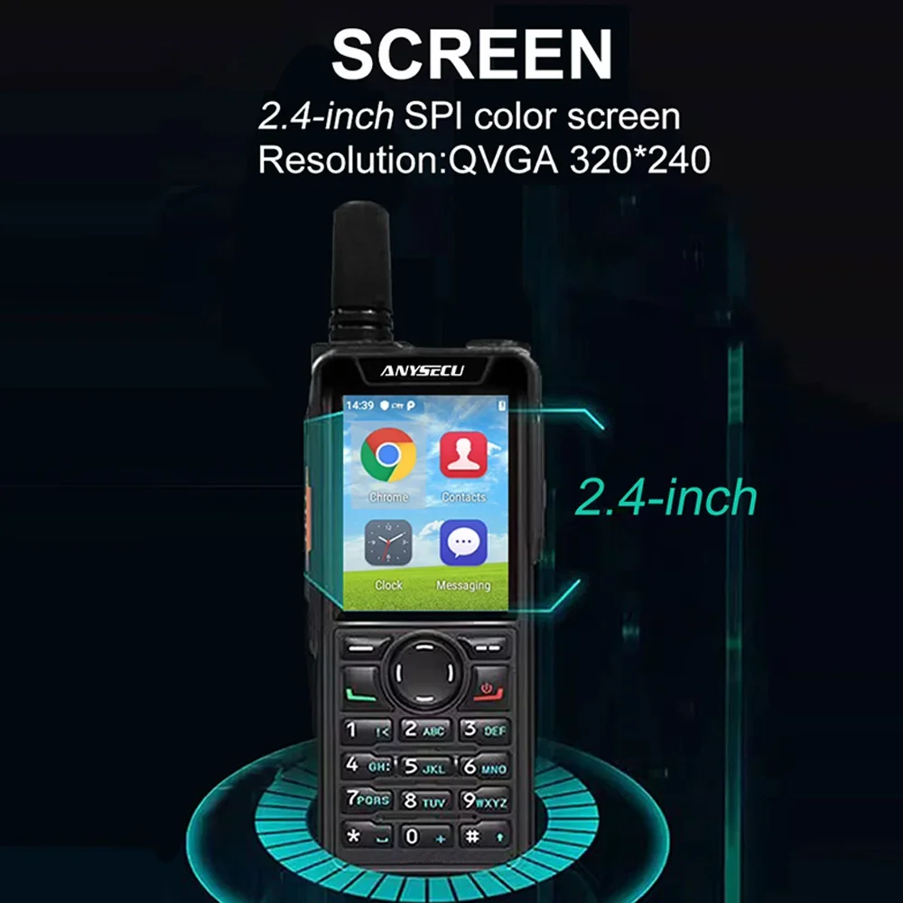4G LTE 안드로이드 9.0 T59 POC 네트워크 라디오는 ZELLO REAL PTT 잠금 해제 라디오와 함께 작동합니다.