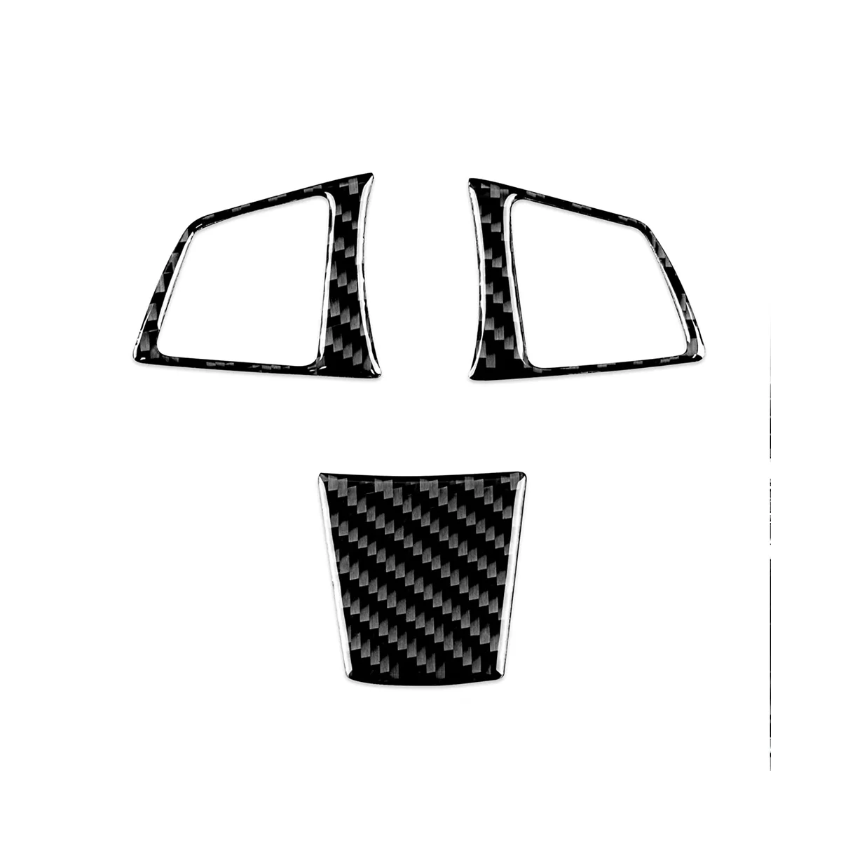 

For BMW Z4 E89 2009-2016 Carbon Fiber Car Steering Wheel Button Cover Trim Decoration Sticker Accessories