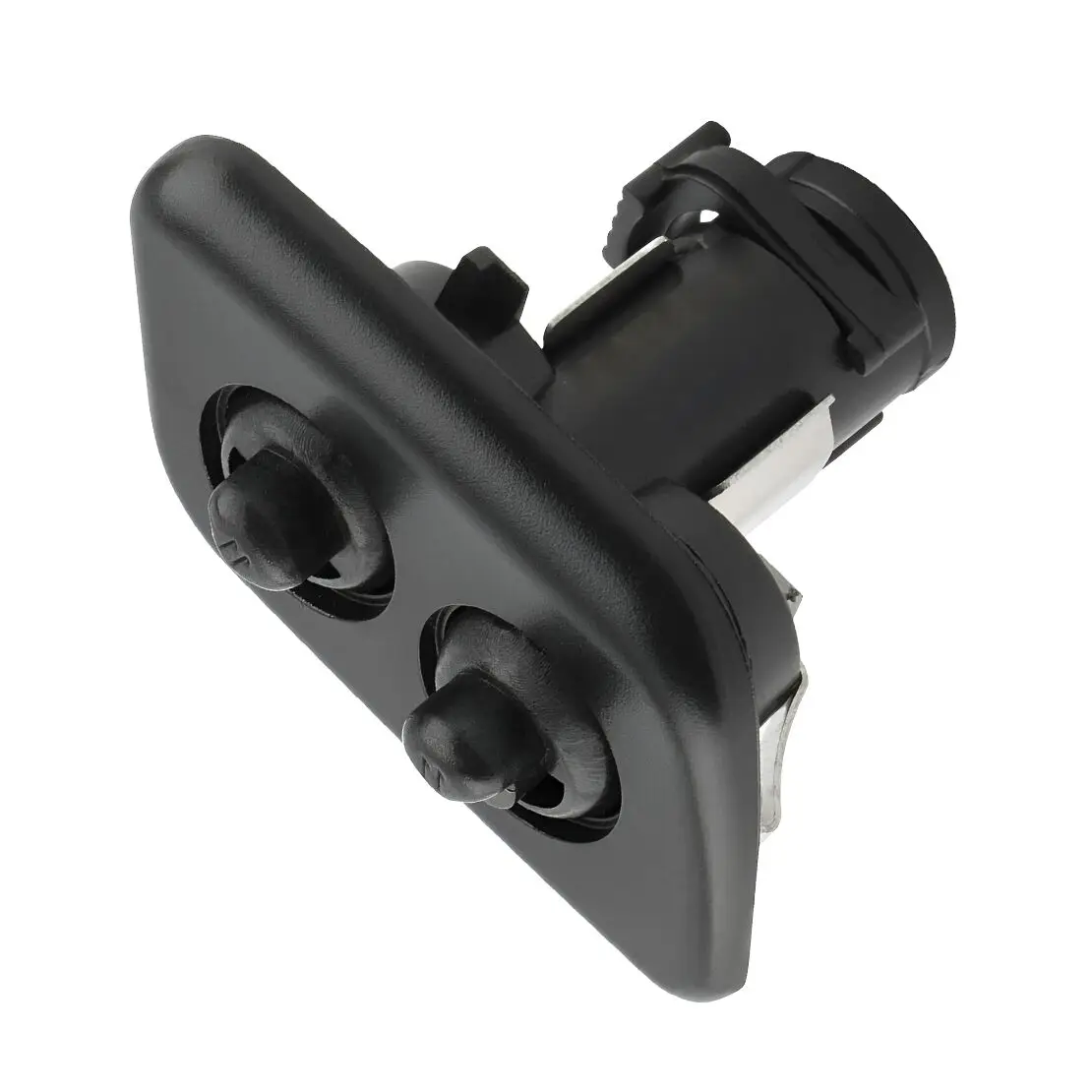 61678360662 Front Right Headlight Washer Nozzle Black Plastic Fit For BMW E39 525i 528i 530i 540i M5