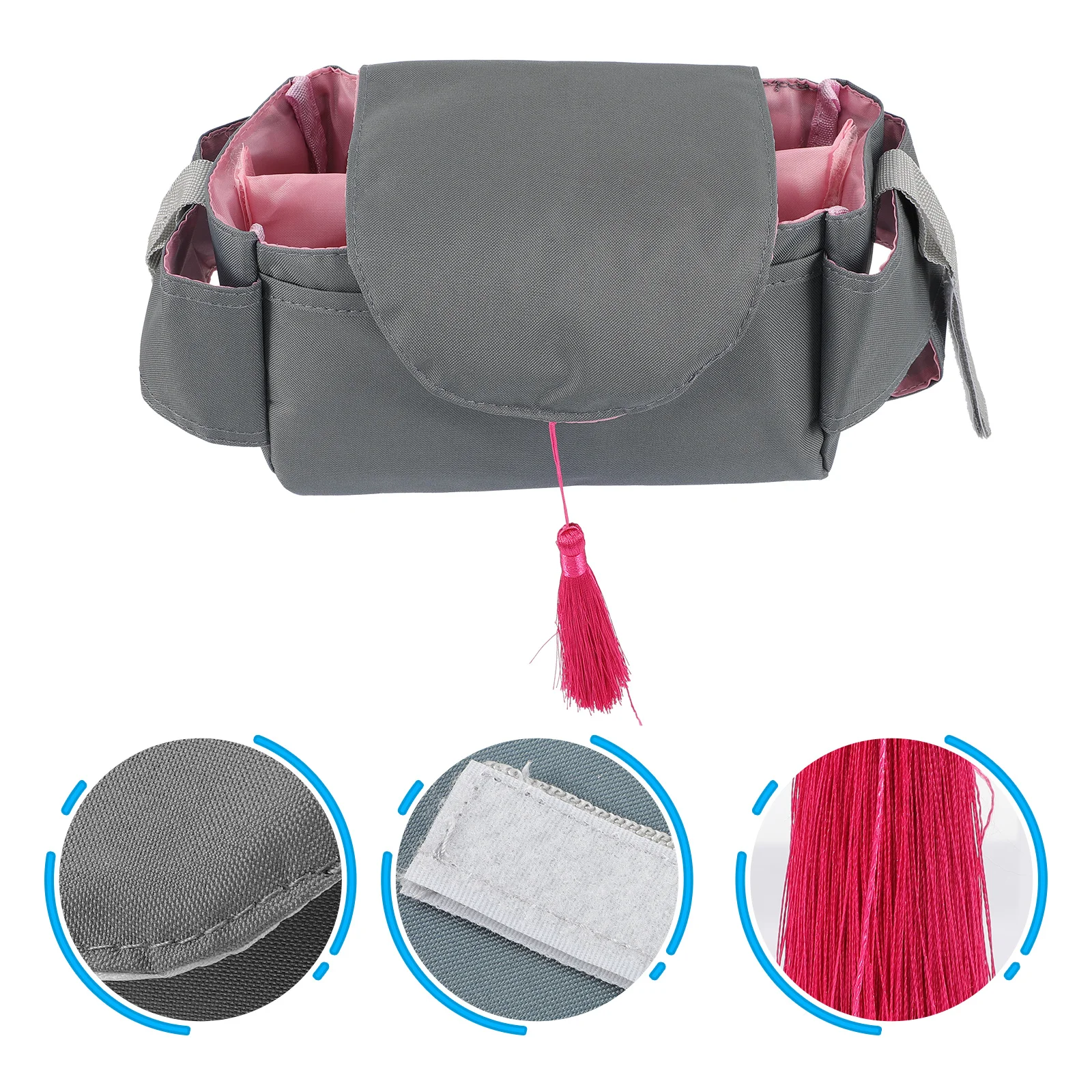 

Baby Diaper Organizer Bag Portable Lightweight Large Capacity Infants Diaper Caddy for Travel Outdoor Nursery Storage Tote