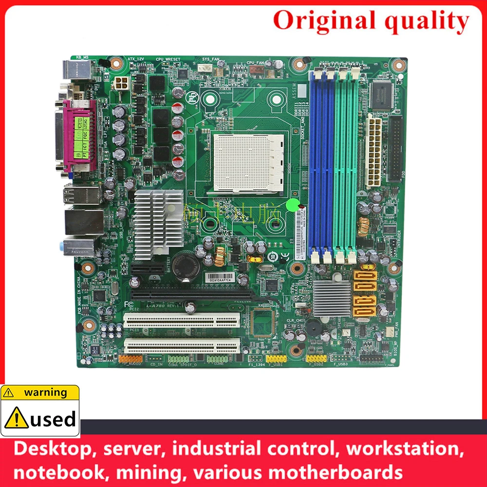 

Used 100% Tested For Lenovo ThinkCentre A62 Desktop Motherboard L-A780 89Y1809 71Y5724 45C2881 Mainboard Mainboard