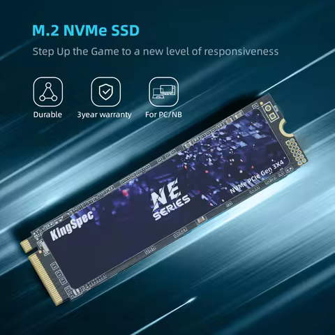 KingSpec M2 PCIe3.0 SSD 1TB 512GB 256GB 128gb 2280 NVMe M.2 SSD 2600Mbps M Key Hdd Internal Drive for Desktop Laptop Huanan X79