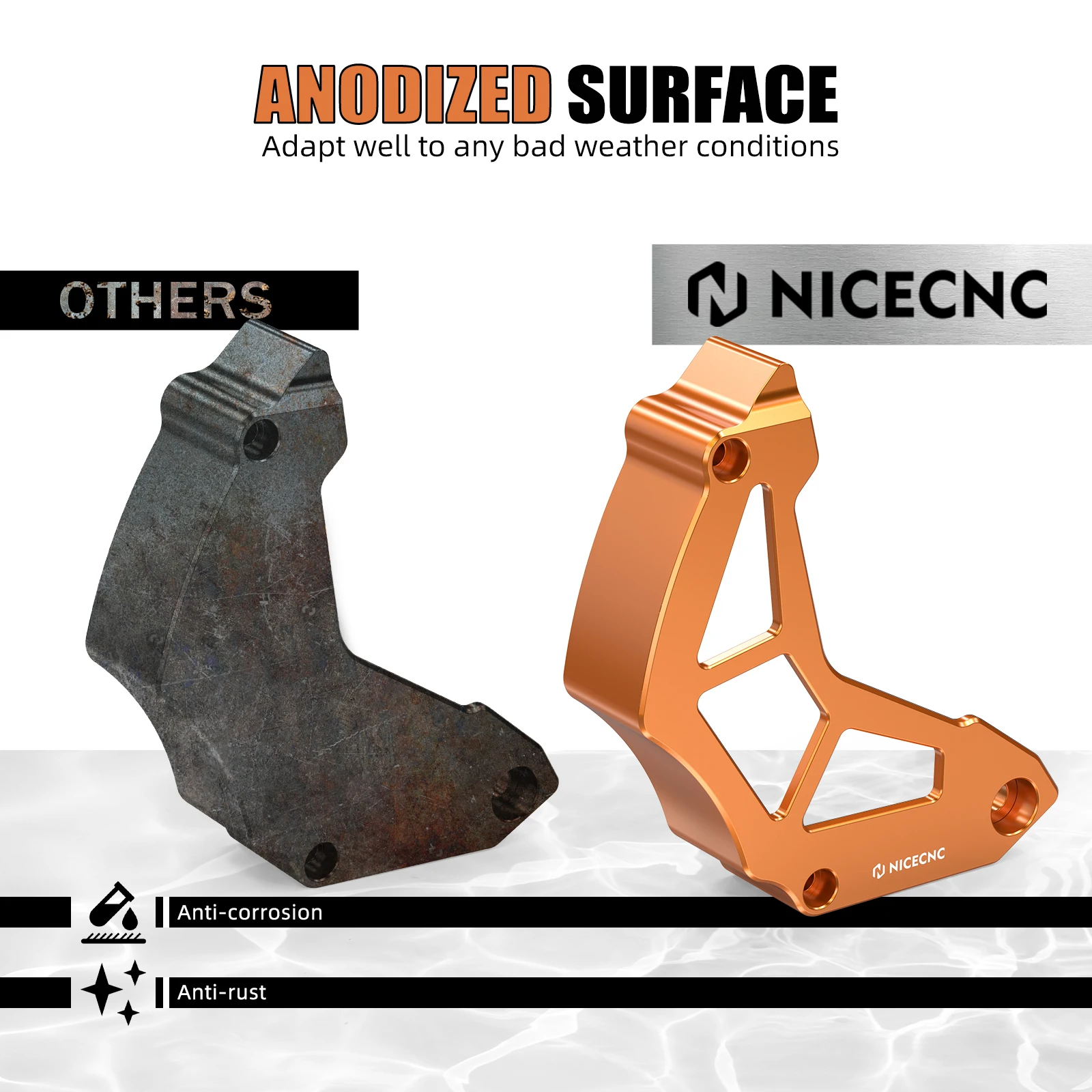 NICECNC For KTM 790 890 Duke Adventure /S/R 2018-2023 Sprocket Chain Guard Cover Sensor Cover For Husqvarna NORDEN 901 2022-2023 - Image 5