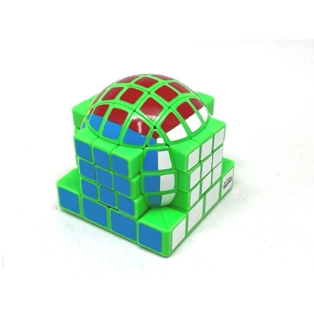 Calvin's puzle Cube 4x4x4, Tony Trophy Infinity Cube, cuerpo verde, edición limitada, juguetes para niños de 6 a 12 años, Cubo mágico 4x4