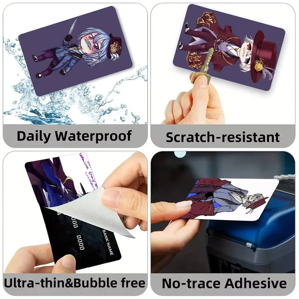Jack the Ripper Record of Ragnarok Credit Card HD Stickers Small Chip Waterproof Sticker Game Card Decal Gift