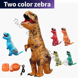 Costume gonfiabile di dinosauro Fancy Mascot Anime Halloween Party costumi Cosplay per bambini adulti interessante vestito di cartone animato Dino