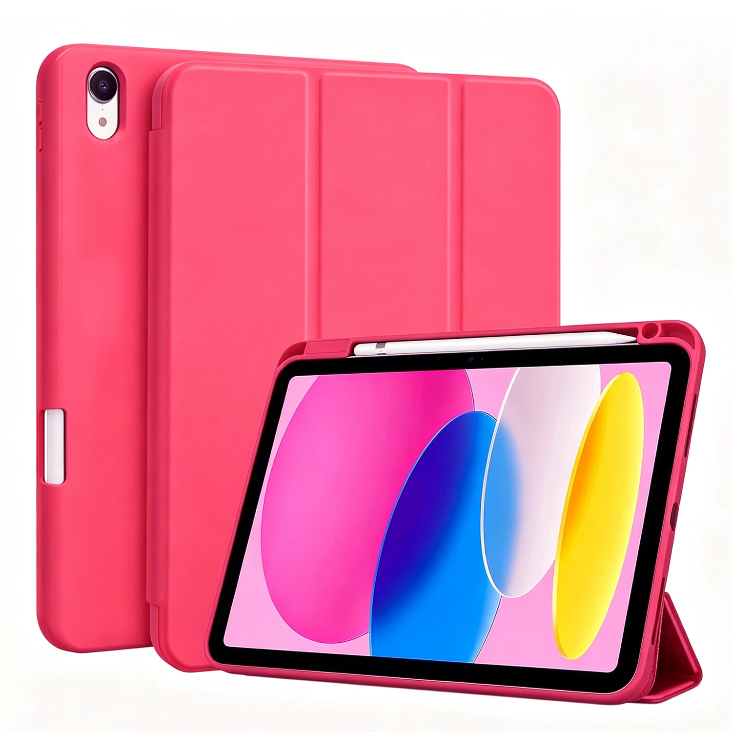 Tablet-Hülle für iPad (A16) 11. Generation 11 Zoll 2025/ 10. Generation 10,9 Zoll 2022 Stifthalter, Magnetische Flip Smart Cover