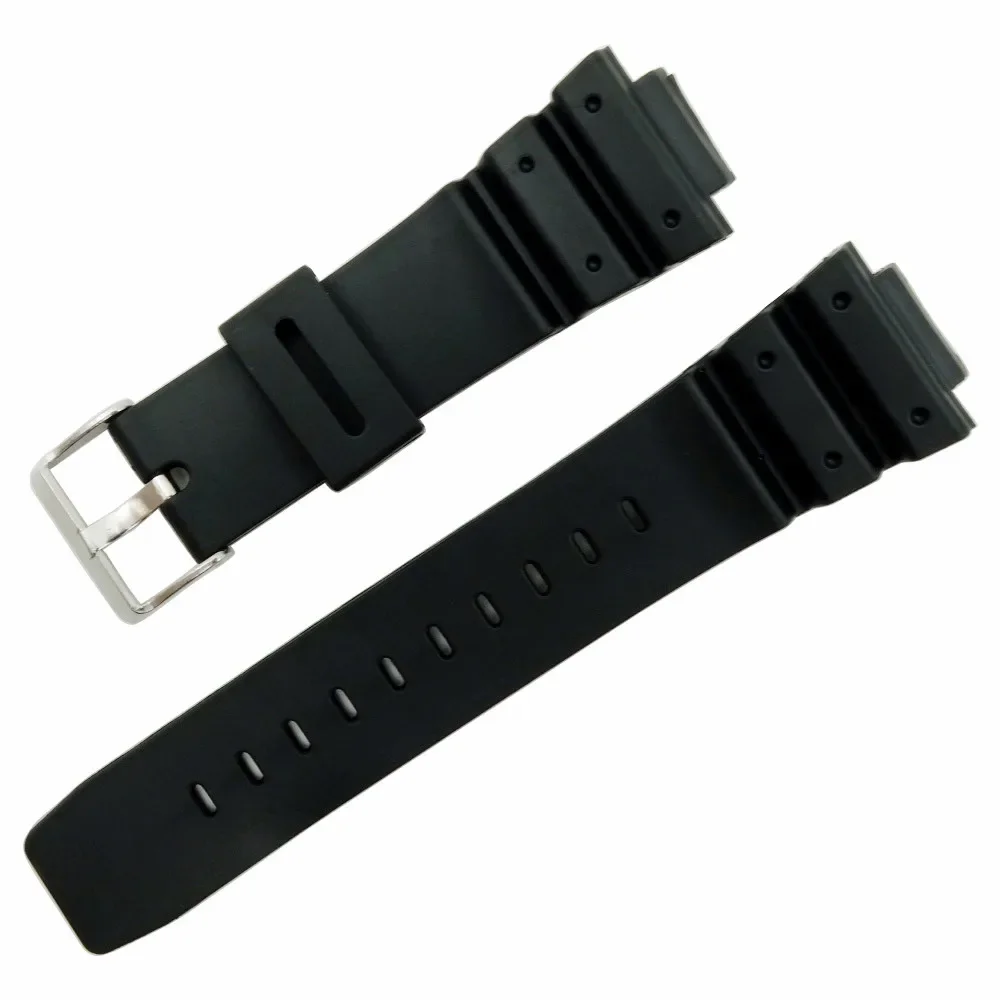 Watchband For G-shock GW-M5610 DW-6900 GW-M5600 DW-5600 G5700 Rubber Strap covex interface 16mm pu Watch band