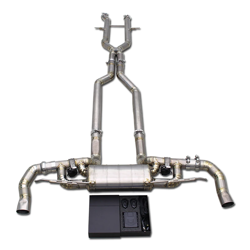 Yooking Valvetronic Catback Exhaust For Mercedes-Benz GLS63 AMG W166 5.5T 2015-2019 Racing Titanium Exhaust Pipe