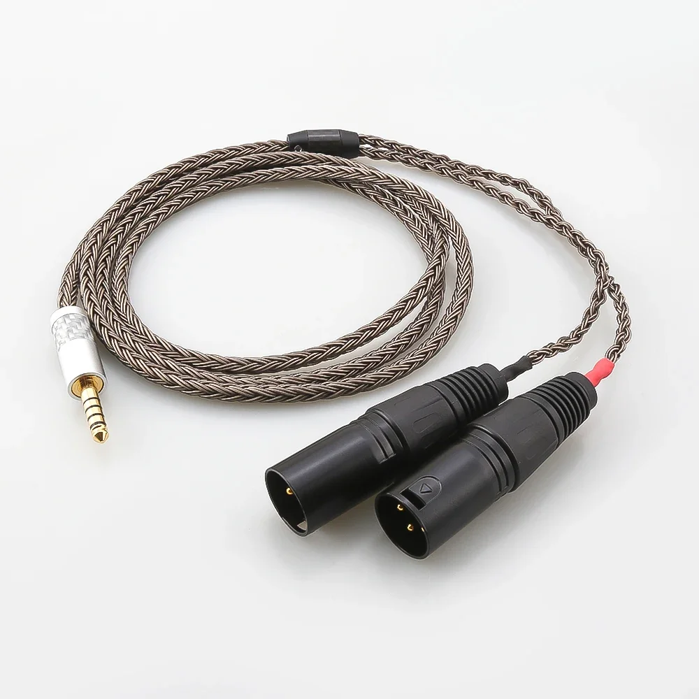 

4.4mm Balanced Male Connector to 2 XLR Male Dual XLR Male Audio Adapter Cable Compatible with Sony wm1a / 1z, pha-2a ifi 4.4