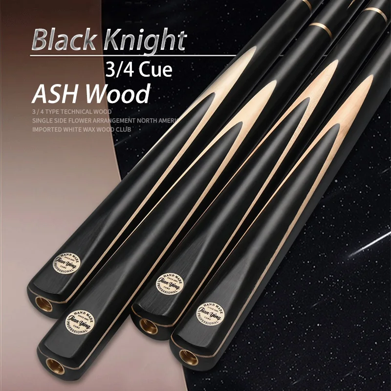 

Black Knight 145 cm Pool Cue Snooker Black Eight Stick 3/4 Scale Split Ash Wood Shaft Billiard Cues Purple Shaft 10.2mm Tip Size