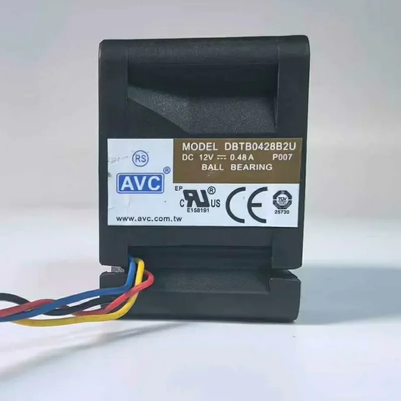 for AVC Original 4028 Cooling Fan Model DBTB0428B2U 12V DC Brushless Computer CPU Case Cooler Replacement Part High Quality