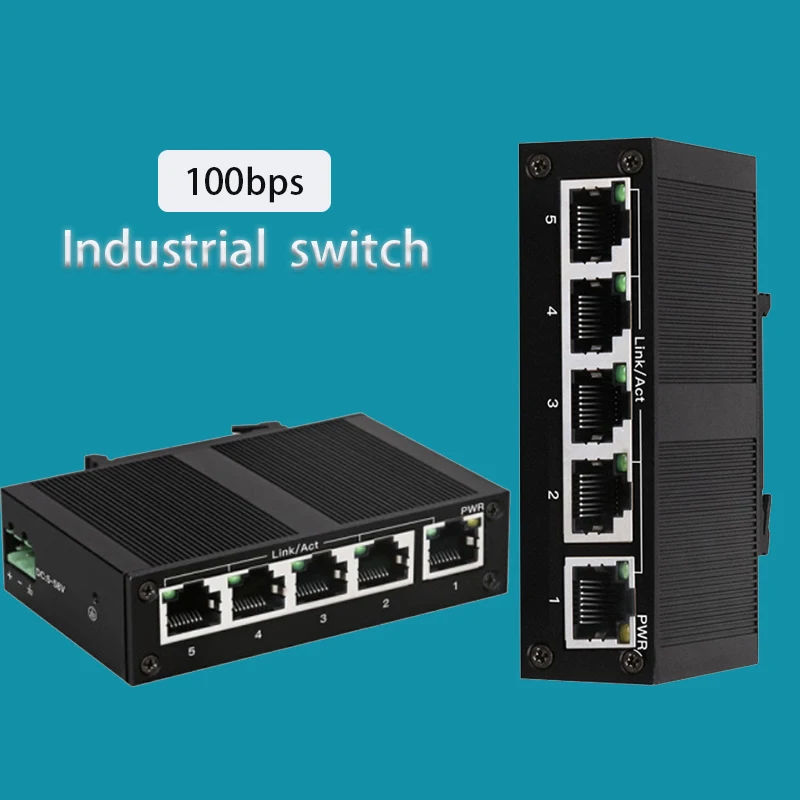 

5-портовый промышленный коммутатор 100 Мбит/с, игровой коммутатор Plug and Play, адаптер контроллера, адаптер интернет-сплиттера, коммутатор разделения Ethernet