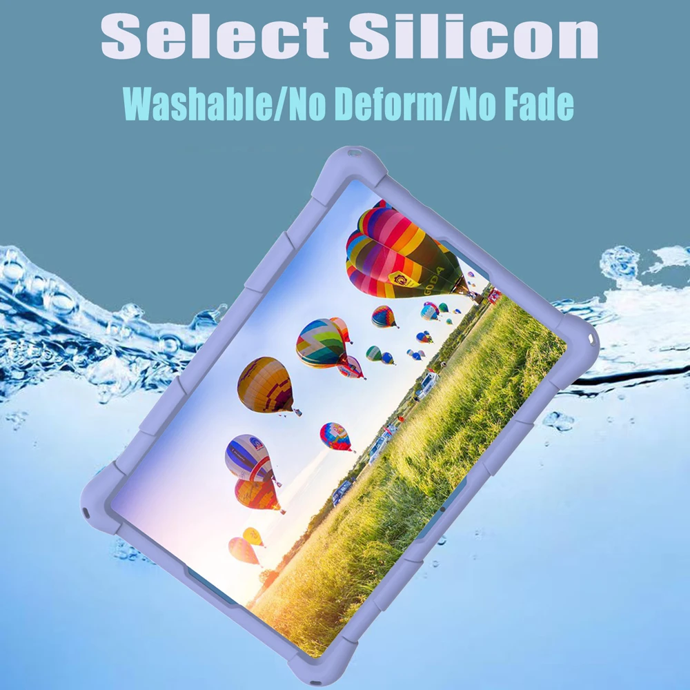 for Teclast P40HD Tablet Cases Colorful Marble Soft Silicon Cover Adjustable Stand Bracket Shockproof Shell with Strap Stylus