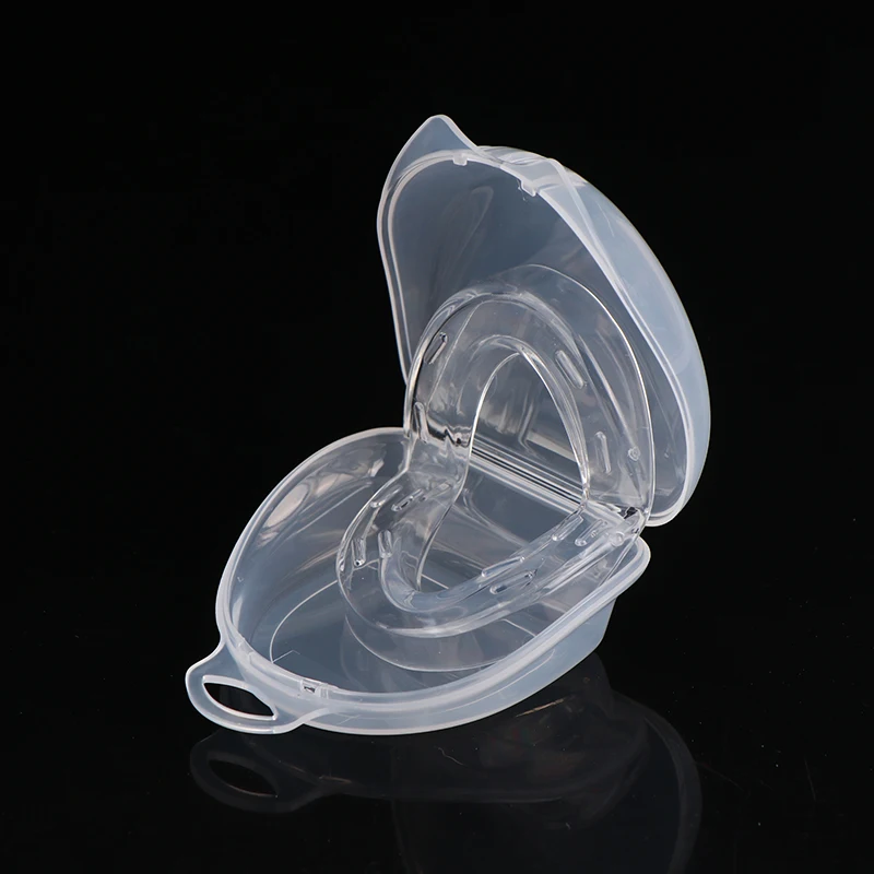 Foldable Stop Snoring Mouthpiece Sleep Apnea Guard Bruxism Apnea Anti Snore Pure Anti Grinding Double Layer Aid Snore Sleeping