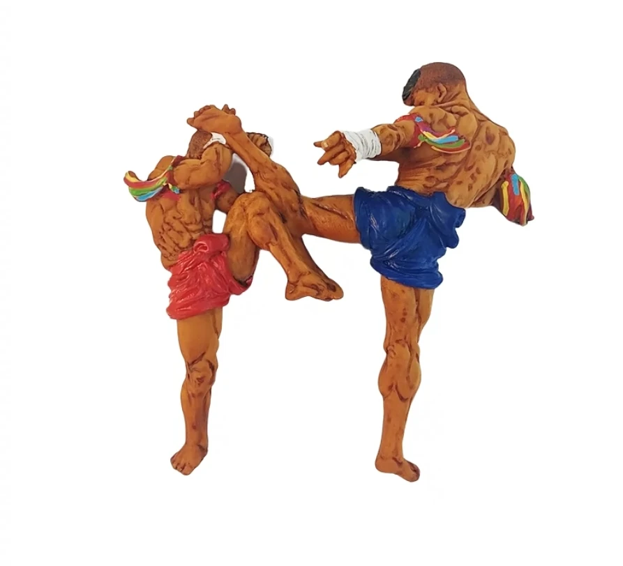 Thailand Creative Muay Thai Fight Travelling Souvenirs Fridge Magnets Creative Home Decoration Resin Fridge Magnetic Stic