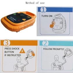 New Chargable AED Trainer in English and Chinese First Aid Training Remote Automatic Control 10 Scenarios Outdoor Safe Teaching