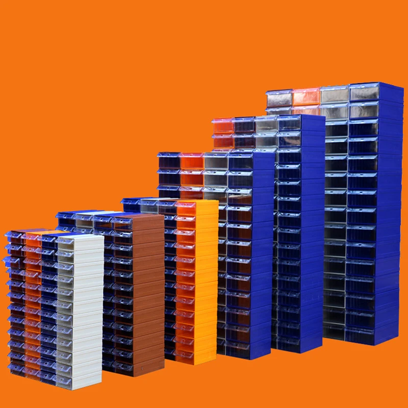 Stackable Plastic Tools Storage Box Hardware Toolbox Parts Case Component Screws Separated Storage Box Jewelry Organizer Case