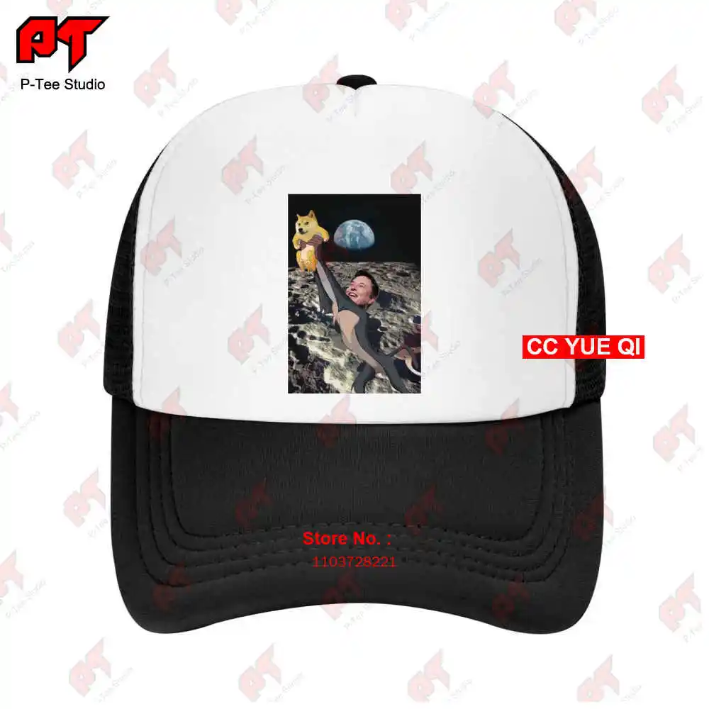 Dogecoin à lua bonés de beisebol, Crypto Bitcoin, Moeda Digital Truck Cap, KP3R