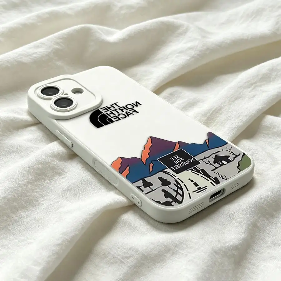 Case for Apple iPhone 17 Pro Max 13 11 12 Plus 14 Air 16 15 Pro TPU Phone Cover Snow Mountain Highway North