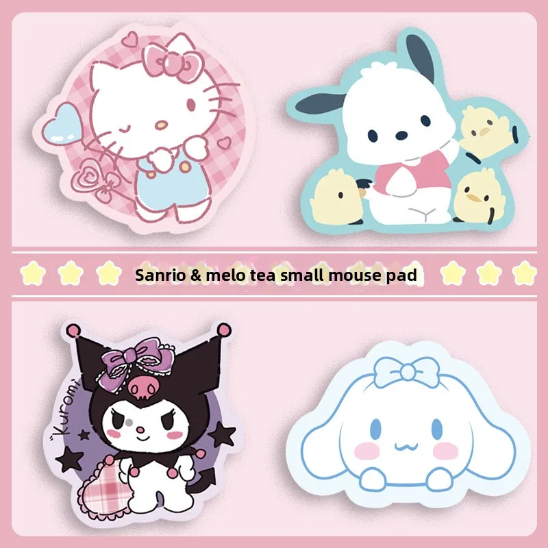 Cute Cartoon Mouse Pad Small Irregular Shaped Desk Mat Non‑Slip Desktop Decor for Laptop Office
