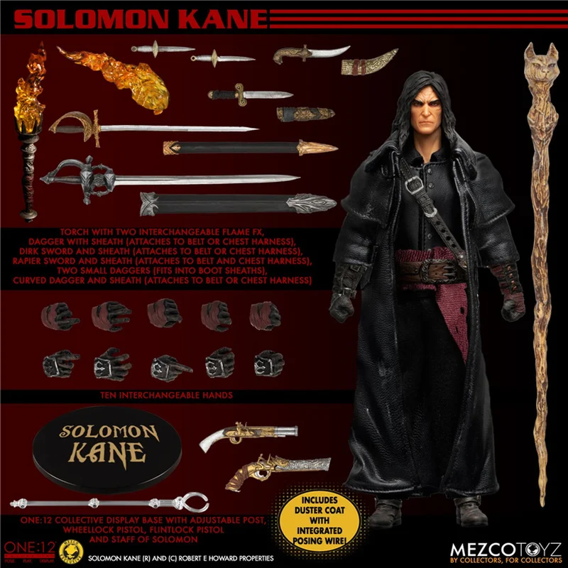 

Original Mezco One:12 Mezco Solomon Kane Gold Label In Stock Anime Action Collection Figures Model Toys Birthday Gift Gk Statue