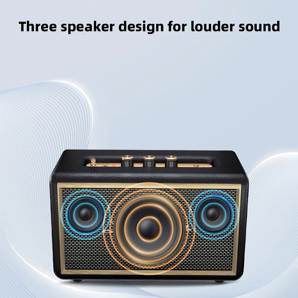 Imagem -03 - Lonzuer-classe d Amplificador Bluetooth sem Fio 2.1 Canais Subwoofer de Madeira Desktop Som Alto-falante de Áudio 80w Uso Doméstico