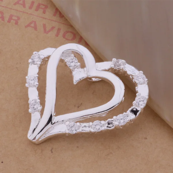 Halskette aus 925er-Sterlingsilber mit Herz-Anhänger für Damen, hochwertiger Hochzeits- und Verlobungsschmuck, modischer Zirkon, Weihnachtsgeschenk – Detail 4
