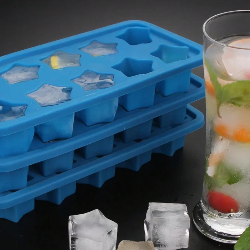 Star Shaped Ice Cube Molds for Cocktail Whiskey Party Drink Accessories Ice Cubes Modern Kitchen Bar Summer Cooling Essentials view 3