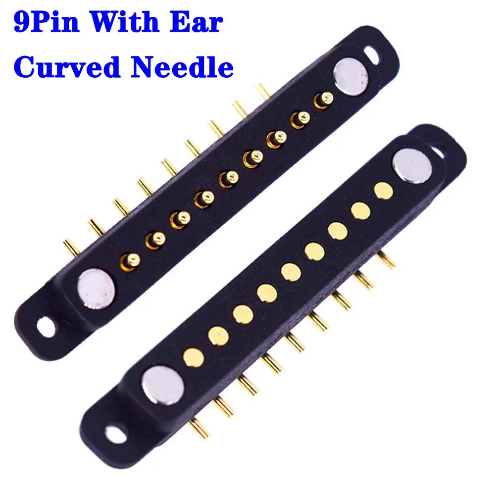 Waterproof DC Magnetic 2 3 4 5 6 7 8 9 10P Spring Loaded Male