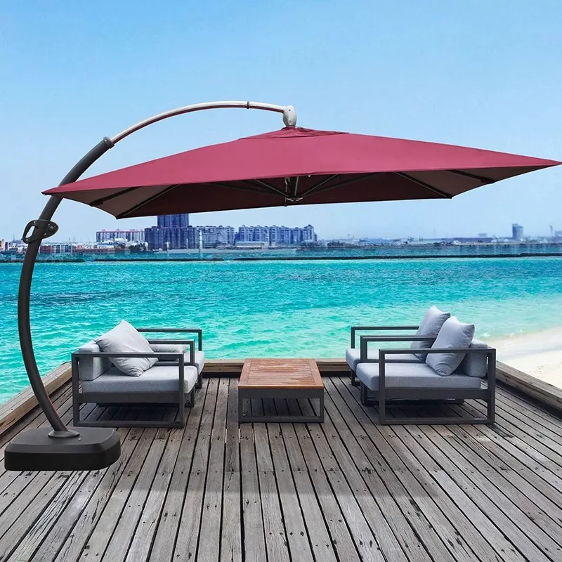 

Уличный зонт-парасоль для сада, виллы, коммерческого использования, большой солнцезащитный зонт для балкона, уличный зонт-римский зонт для торговых точек