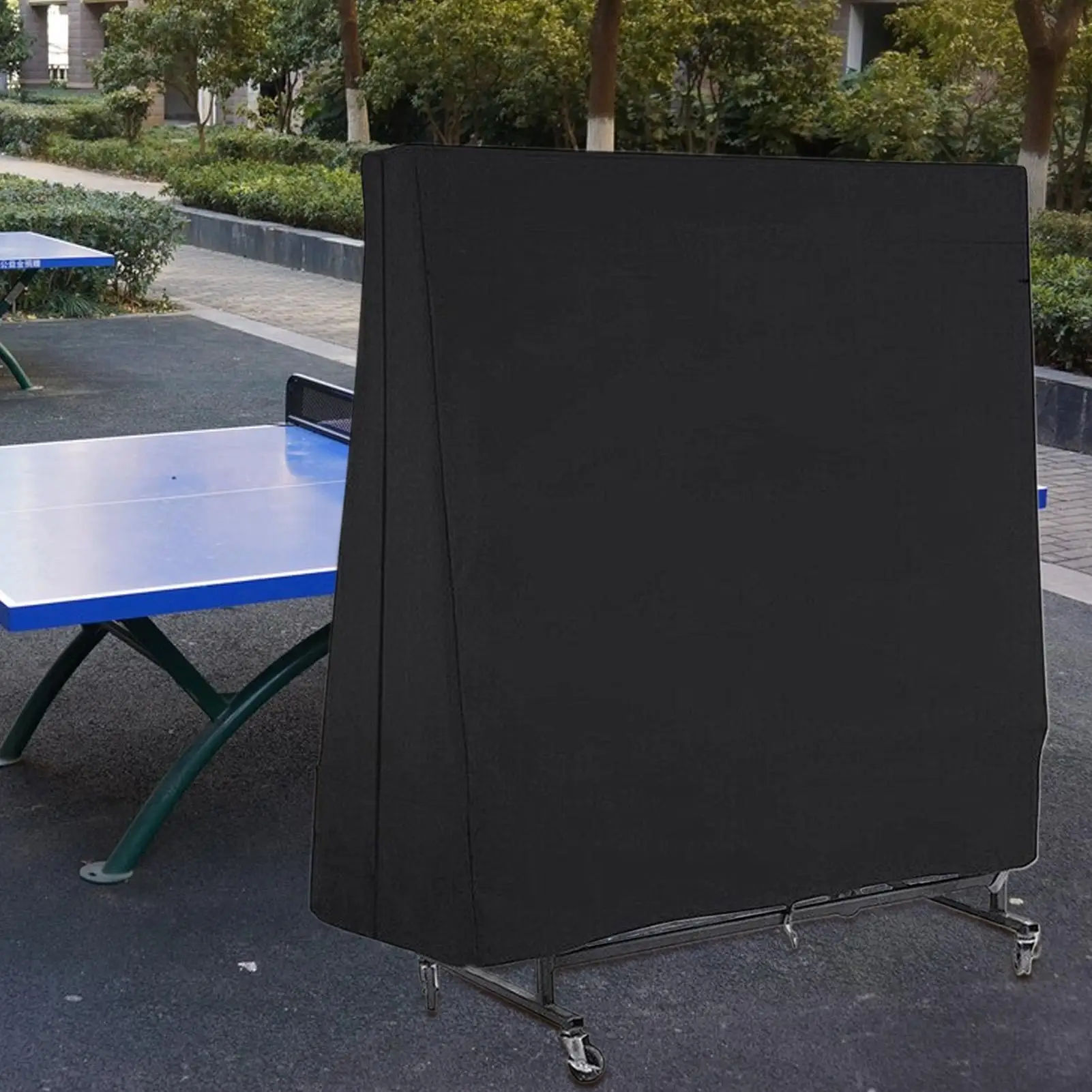 

Tennis Table Cover Heavy Duty Desk Protector Sunproof Tennis Table Cover for Home School Training Outdoors Sports Indoors Gym