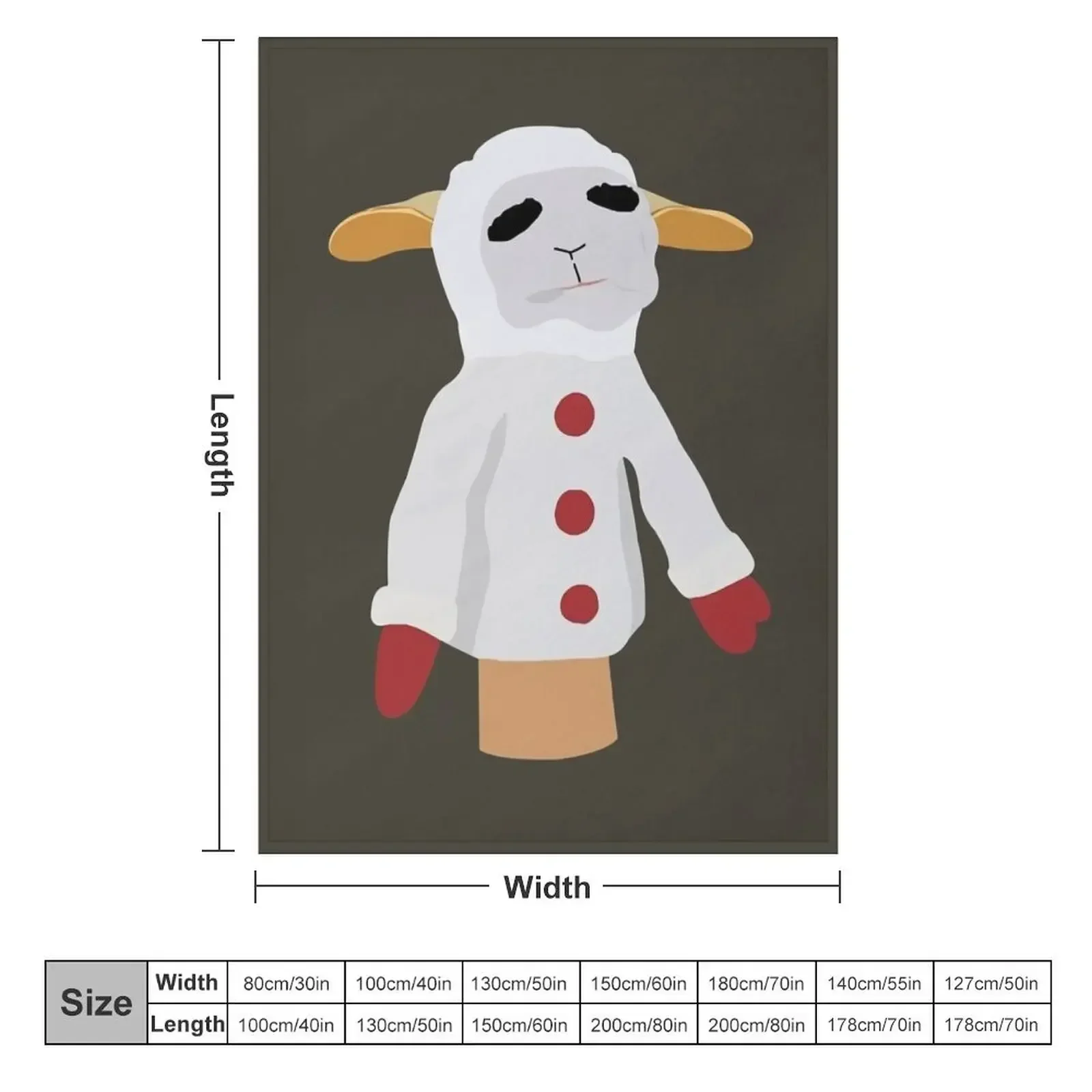 Lamb Chop, I Love This, Best, For You, Women Gift, Good Idea Throw Blanket Thins Flannel Blankets