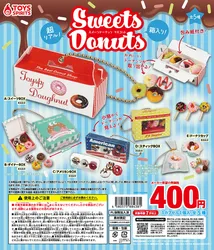 Original TOYS SPIRITS Gashapon Cute Anime Miniature Cookies Box Snack Model Biscuits Figure Keychain Kawaii Doll Food Decor Gift