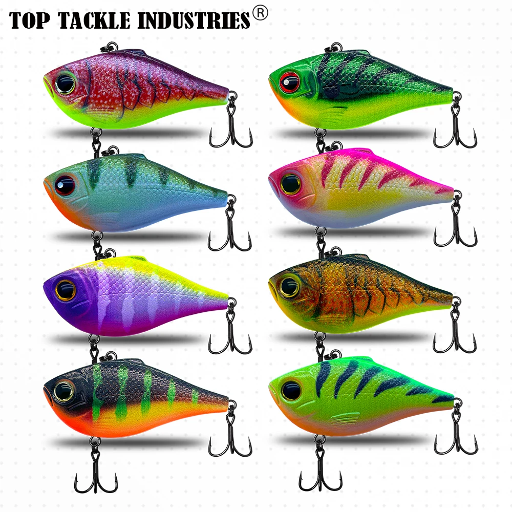 New Colors 1Pcs ABS Plastics VIB Vibration Bait Fishing Lures 14.5g 6cm /20g 7cm Hard Baits Tackle