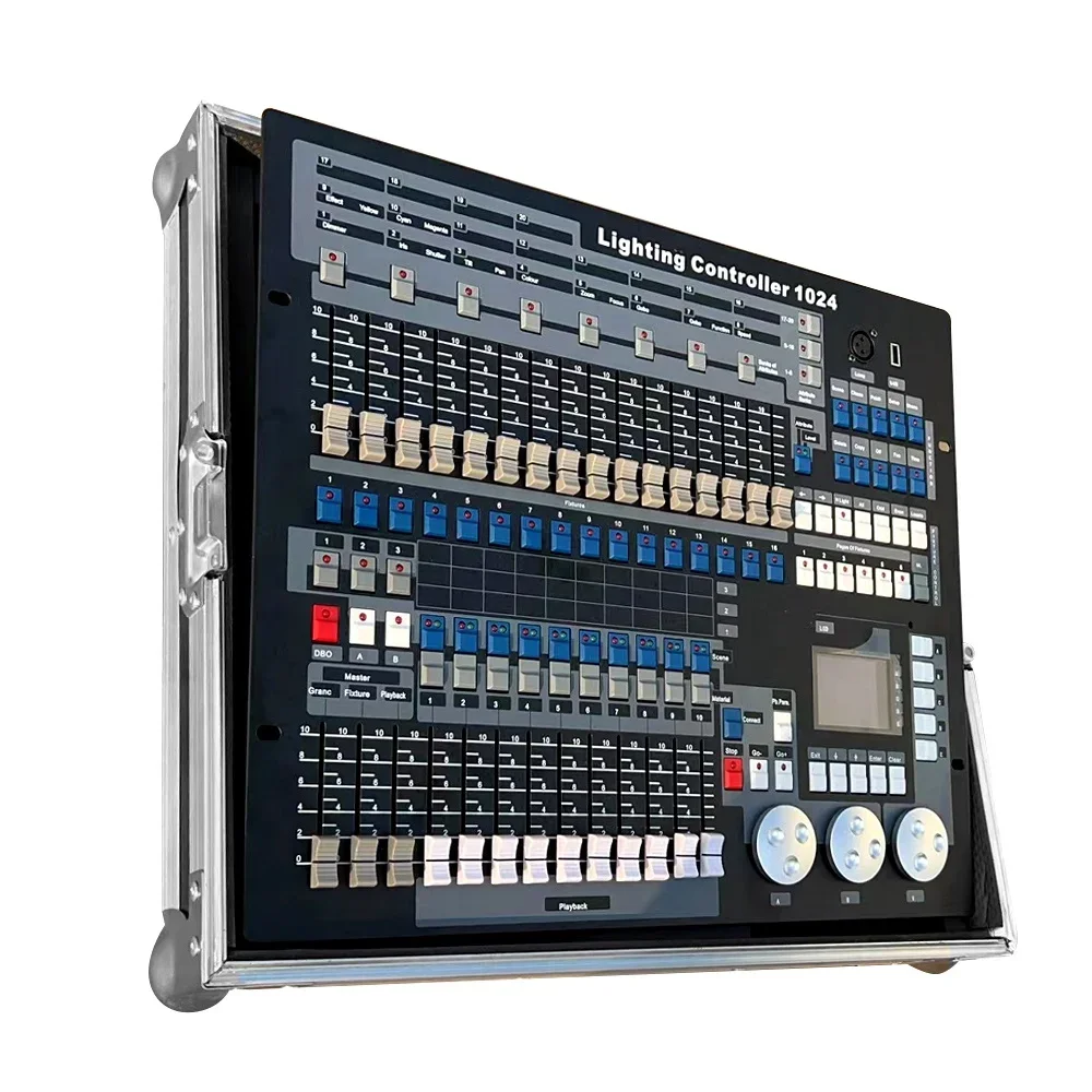 Dmx Controller, Dmx Console, DMX 512 Stage DJ Light 1024 Controller Lighting Mixer Board Console Controller Panel for Stage