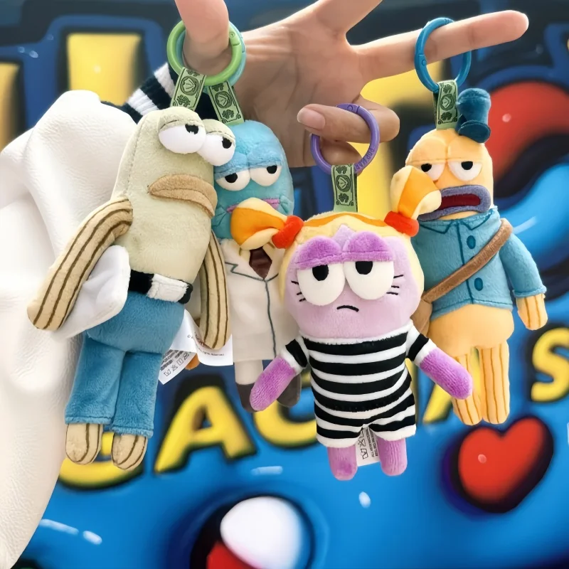 Pop Mart Spongebob Bikini Bottom Buddies 2 Series Genuine Blind Box Weird Plush Toys Figurines Bag Pendant Ornament Kids Gifts view 3