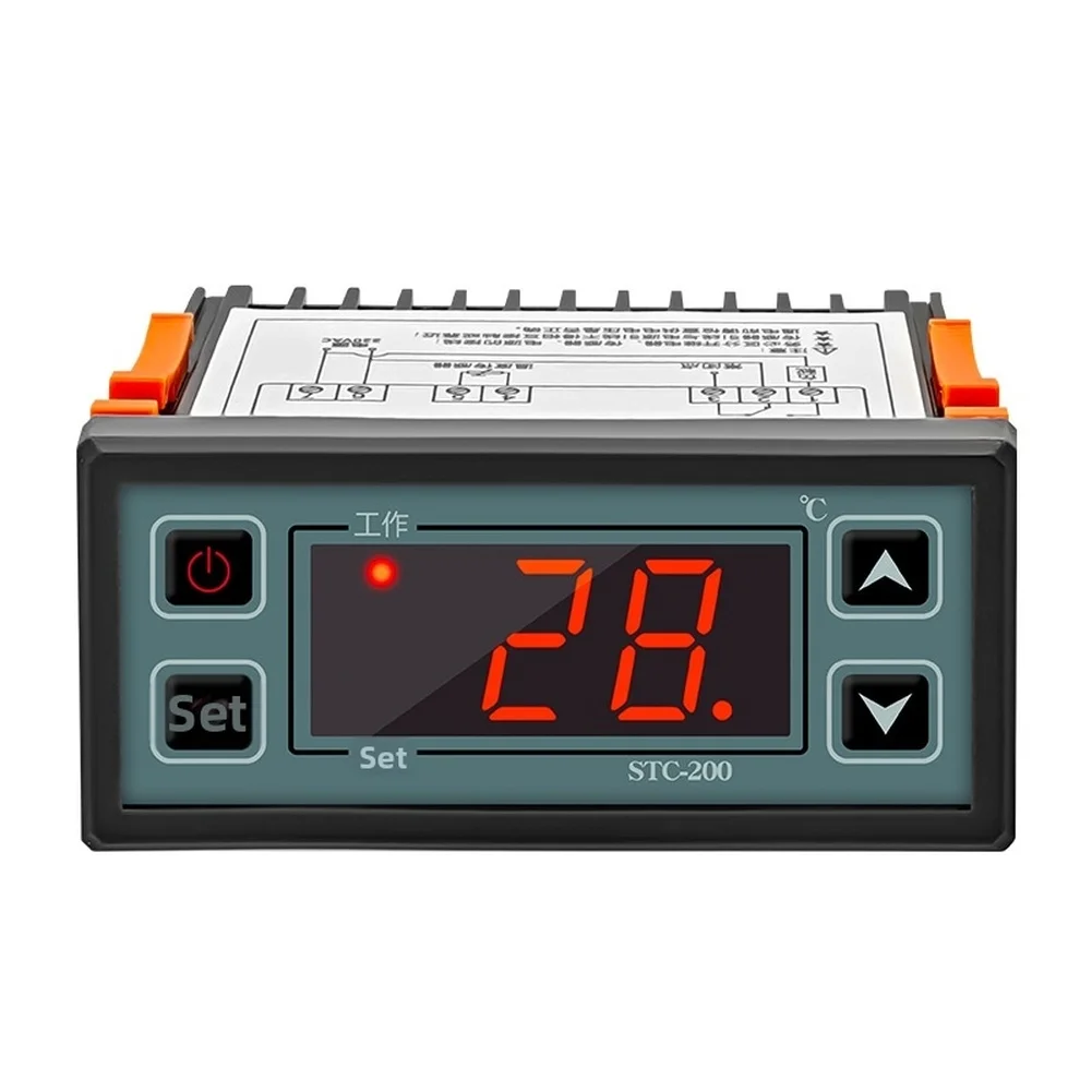 1 قطعة STC 200 الرقمية متحكم في درجة الحرارة التبريد التدفئة المزدوج وضع التحكم ترموستات للتبريد تسخين سخانات المياه #2