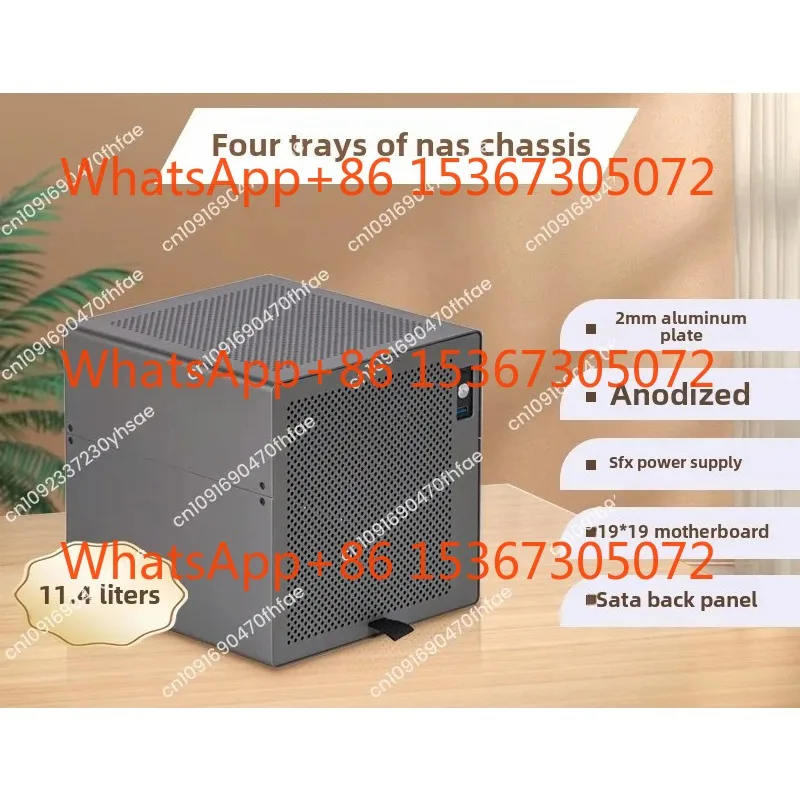 

4-bay NAS aluminum chassis