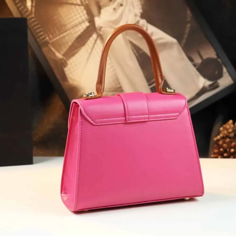 Women Handbags Fashion PU Leather Tote Top Montage Handle Satchel Shoulder Bags Designer  Luxury