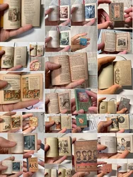 Miniature Dollhouse Album Comic Book Decoration Ob11 Miniature Dollhouse Album Comic Book Decoration OB11 Mini Handmade Book