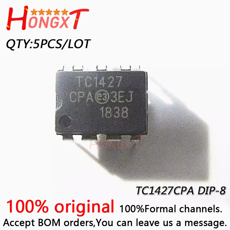 5 buah 100% baru TC1427 TC1427CPA DIP-8.