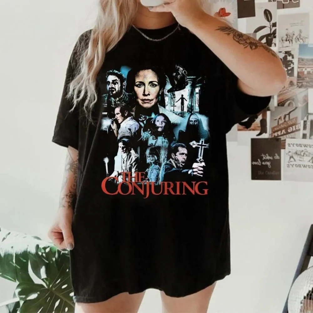 الراحة الألوان The Conjuring الأخير 2025 قميص آخر ريتس قميص كونجورينج فيلم تي شيرت فيلم الرعب تي شيرت هدية الهالوين قميص