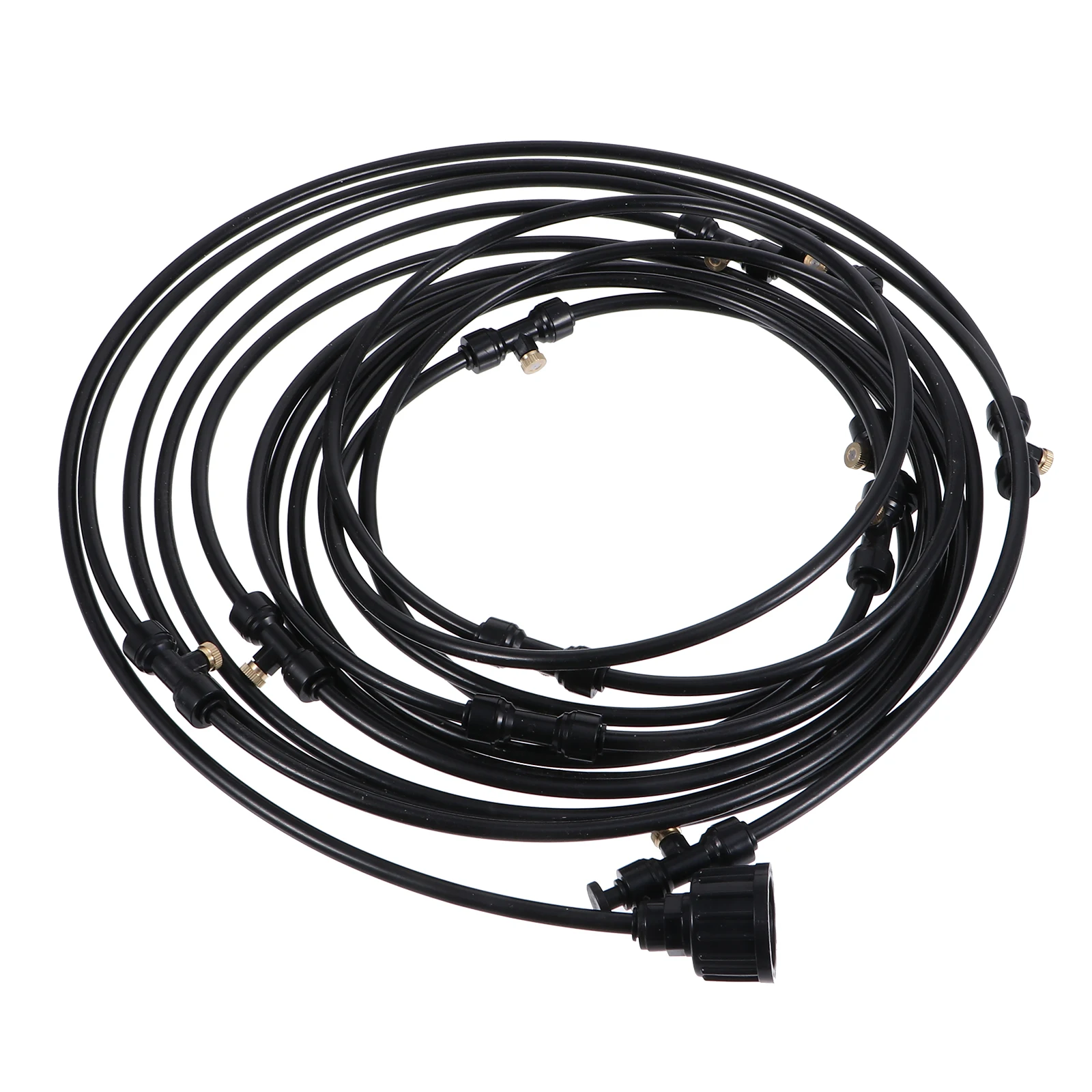 

Copper Nozzle Misting System 4mm 6.35mm Diameter 9M Water Pipe Atomization Garden Irrigation Outdoor Mister