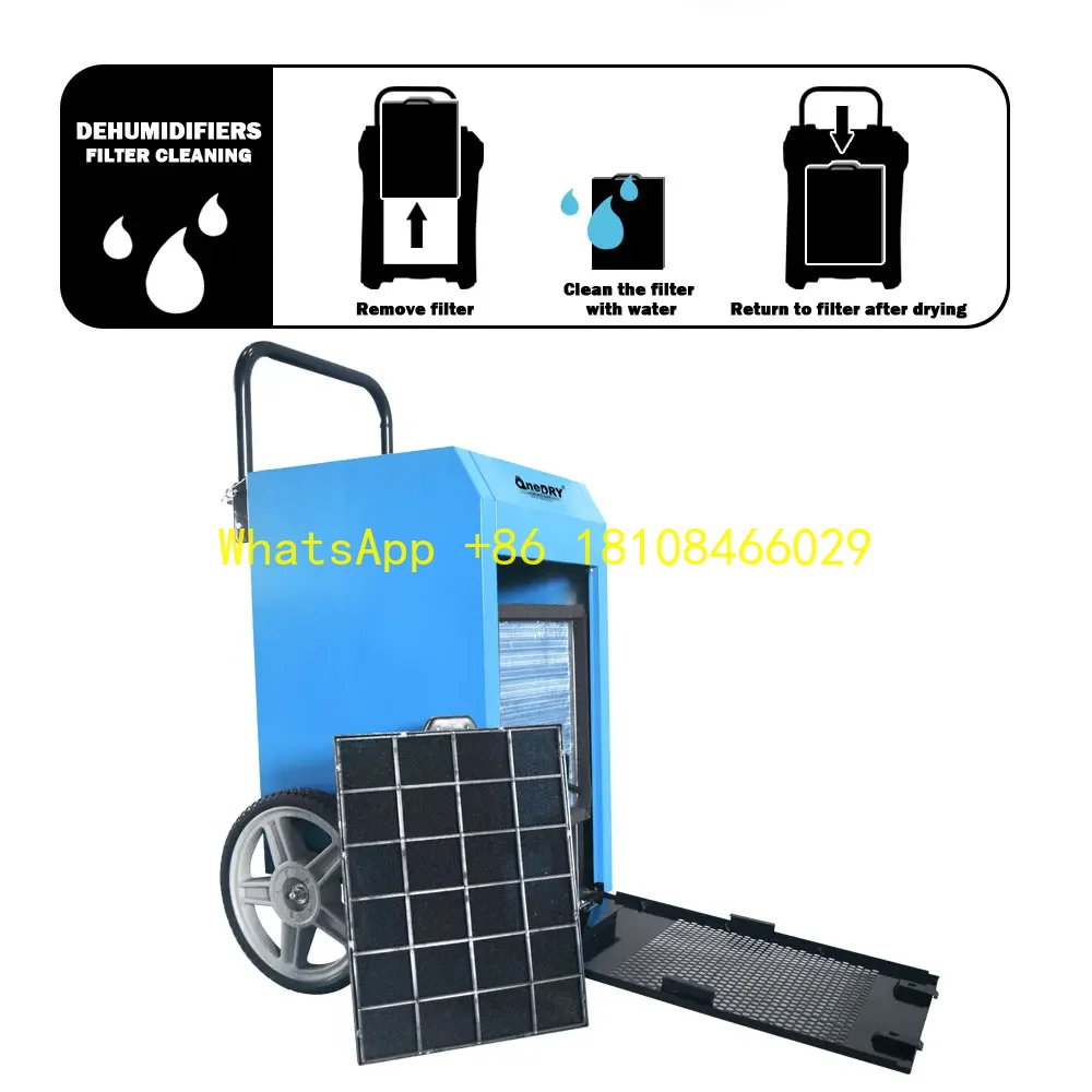 Use Warehouses Garagens Alta Umidade -90 Alta Eficiência 168 Pints Por Diário Desumidificador de Força Industrial para
