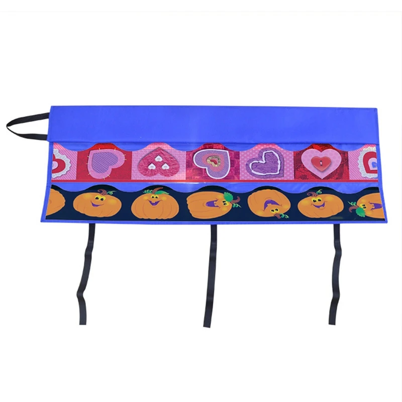 Promotion! Bulletin Border Storage Children Foldable Pocket Chart Organize Bulletin Board Borders Wall Borders Classroom Organiz